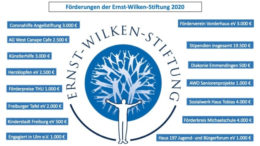 Förderungen der Ernst-Wilken-Stiftung 2020